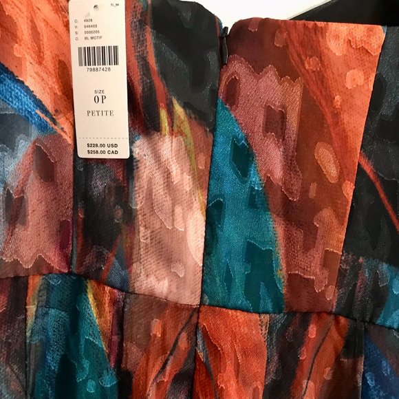 Anthropologie Hutch Puff Sleeve Midi Dress - Petite size O - Picture 2 of 7